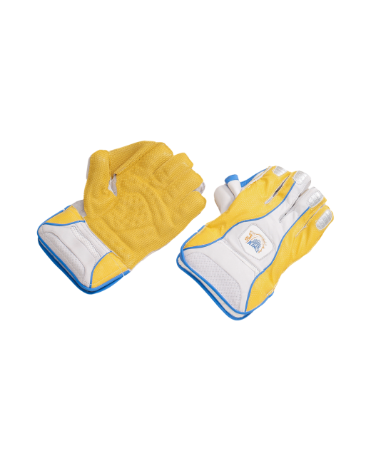 WICKET KEEPING GLOVES-GOLD 